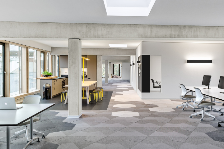 Дизайн интерьера офиса mindmatters от PARAT в Германии
