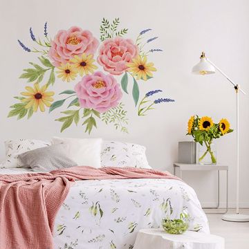 Picture of Pretty Peonies Wall Art Kit