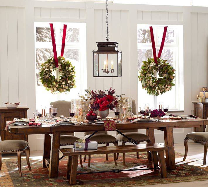 pottery barn christmas wreathes