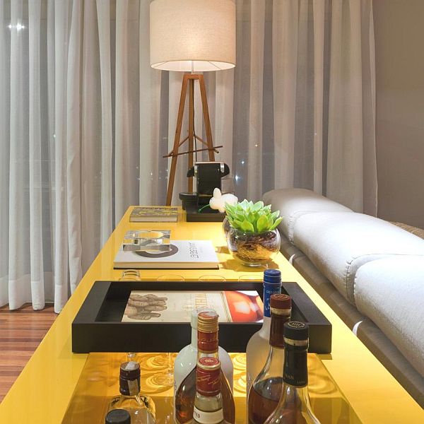 Modern apartment interior design in Brazil