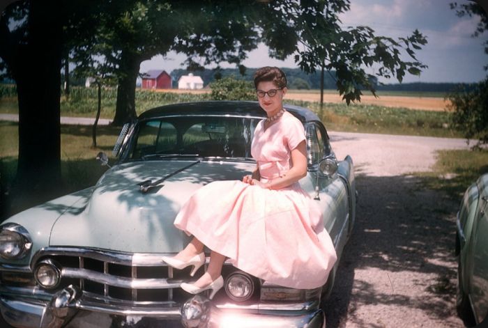 Америка 50-х годов на цветных снимках (77 фото)