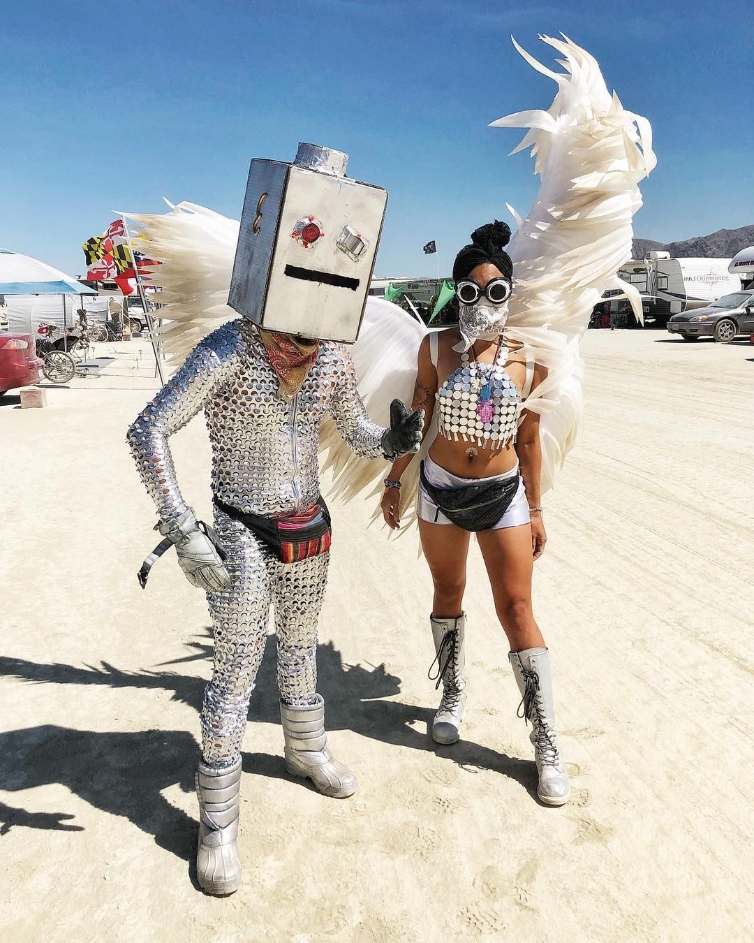 Burning Man 2018: лучшие моменты фестиваля радикального самовыражения, фото № 42