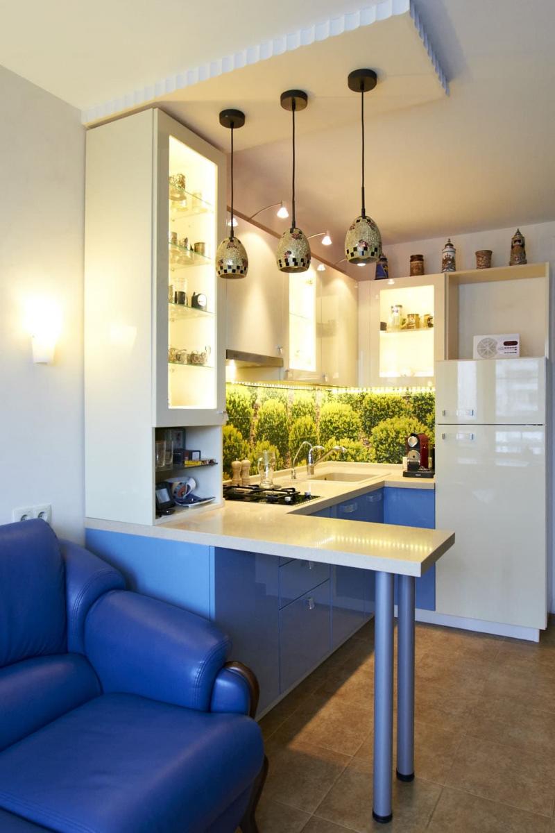 Lighting in the kitchen 6 square. m 1