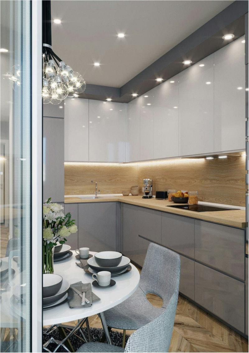 Lighting in the kitchen 6 square. m 4