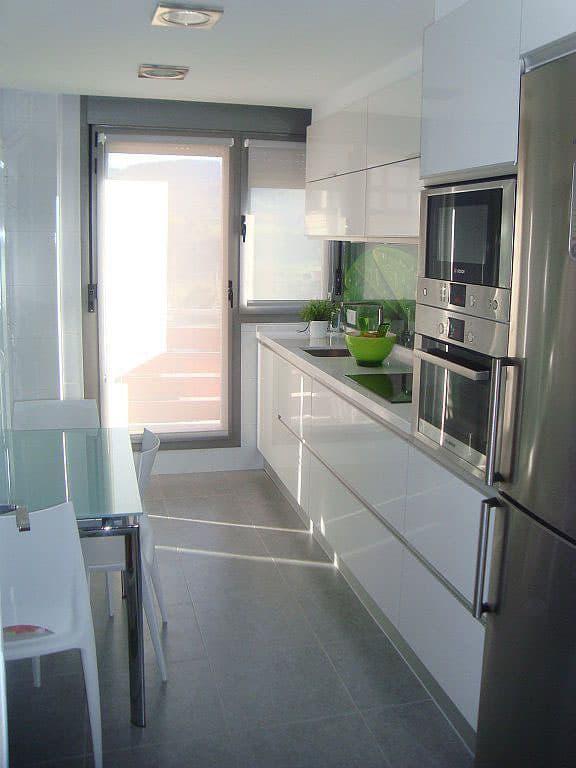 Built-in appliances for the kitchen 6 m2 1
