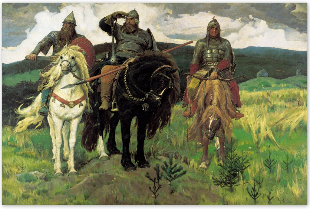 Виктор Васнецов - Богатыри (1881—1898, Третьяковская галерея, Москва)