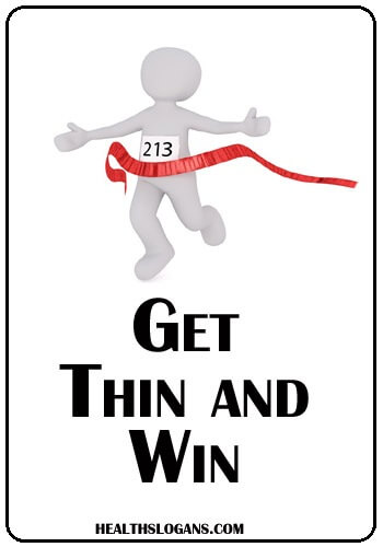 Fitness Slogans - Get thing and win