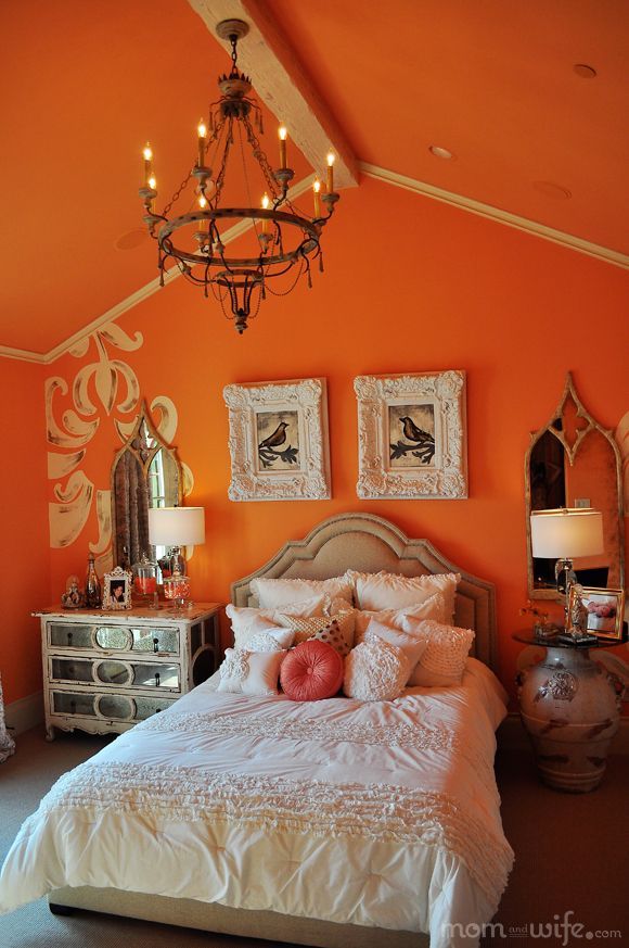 Комната персикового цвета: Персиковый цвет в интерьере: светлый, темный .