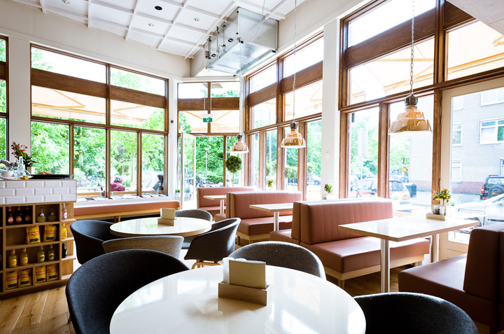 Восхитительный дизайн интерьера Flinders Café в Амстердаме