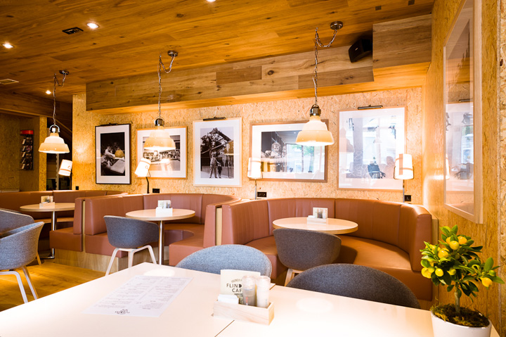 Уникальный дизайн интерьера Flinders Café в Амстердаме