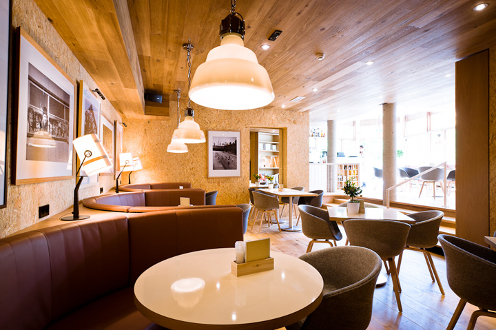 Прекрасный дизайн интерьера Flinders Café в Амстердаме