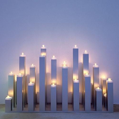 Декор интерьера свечами