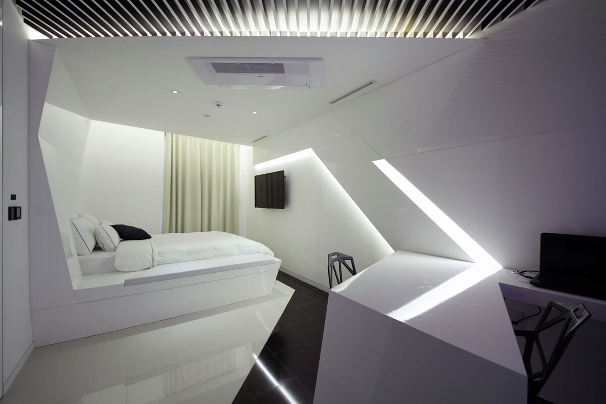 Дизайн спальни в стиле хай-тек (21)