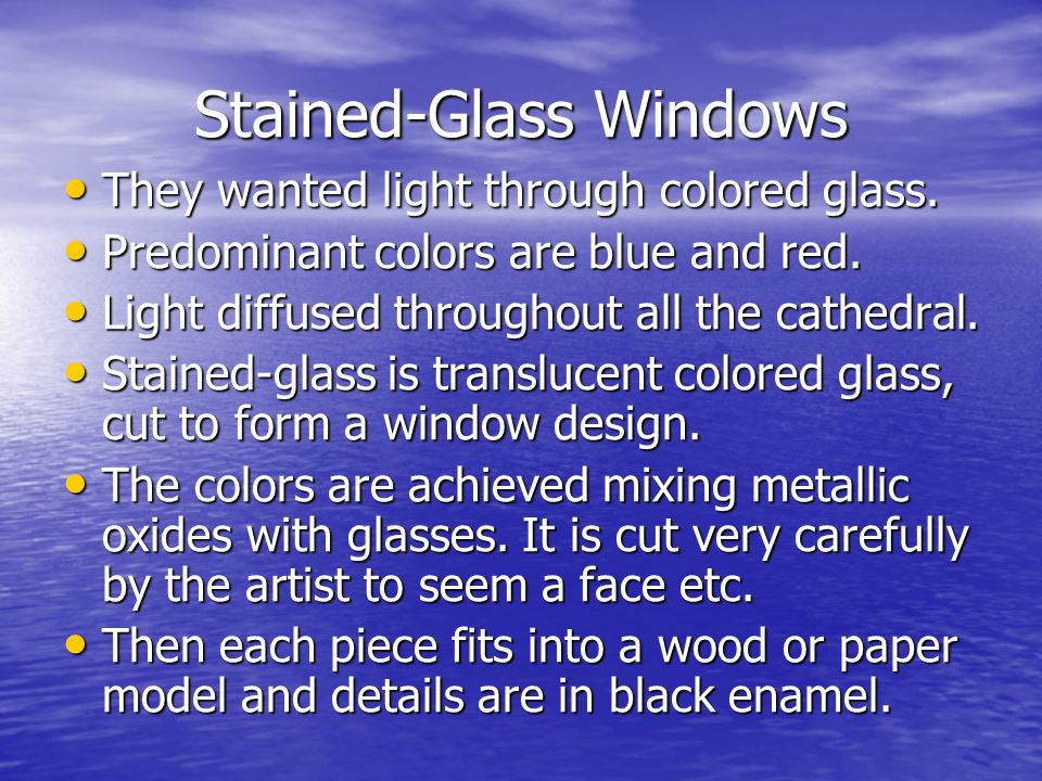 Stained-Glass Windows