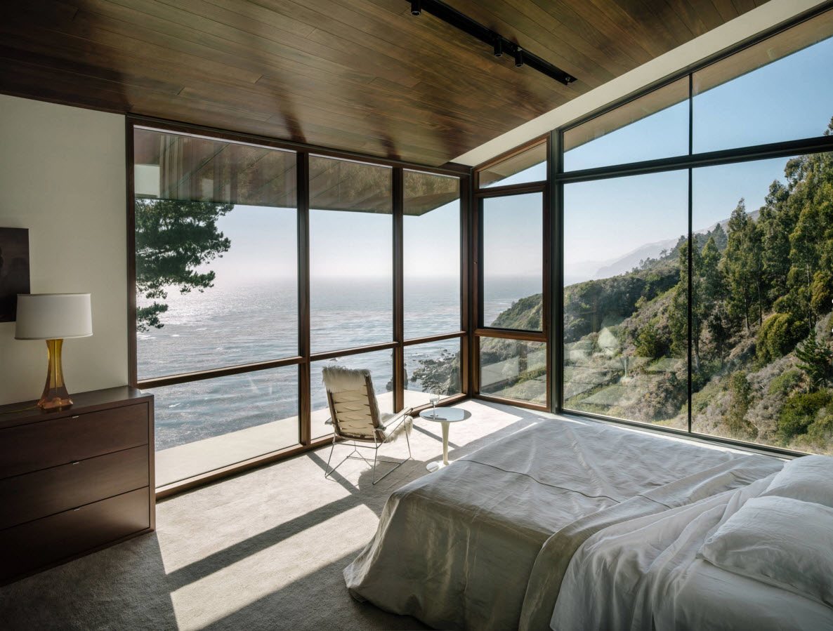 Спальня с роскошным видом из окна