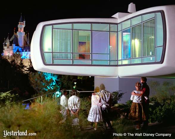 Disneyland publicity photo of the House of the Future